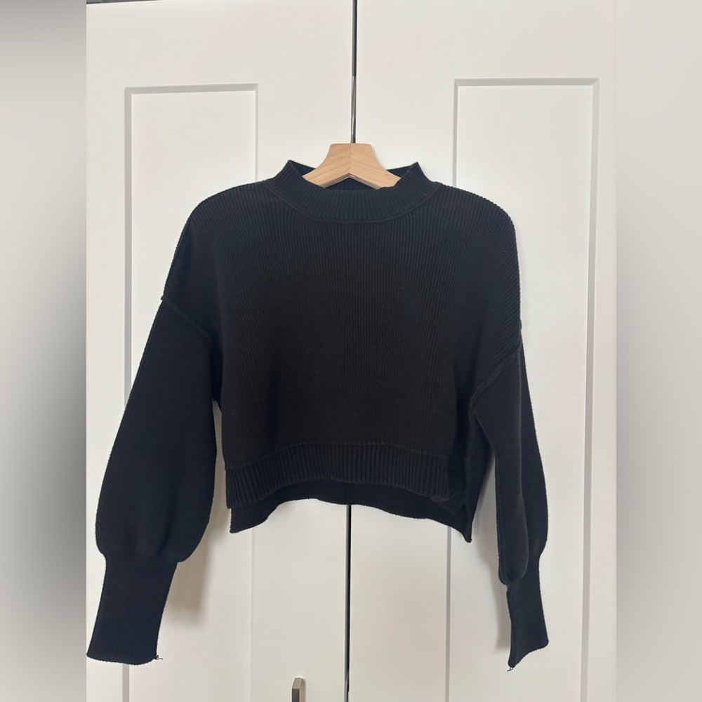 Free People Easy Street Crop Pullover Sweater
